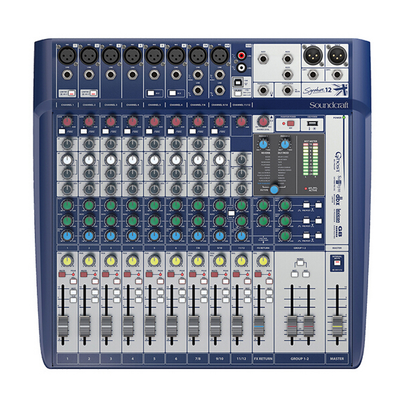 声艺 Soundcraft Signature 12（S12） 12路带效果调音台