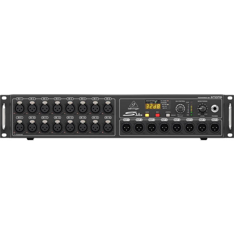 百灵达 BEHRINGER S16 I/O 机架式数字接口箱