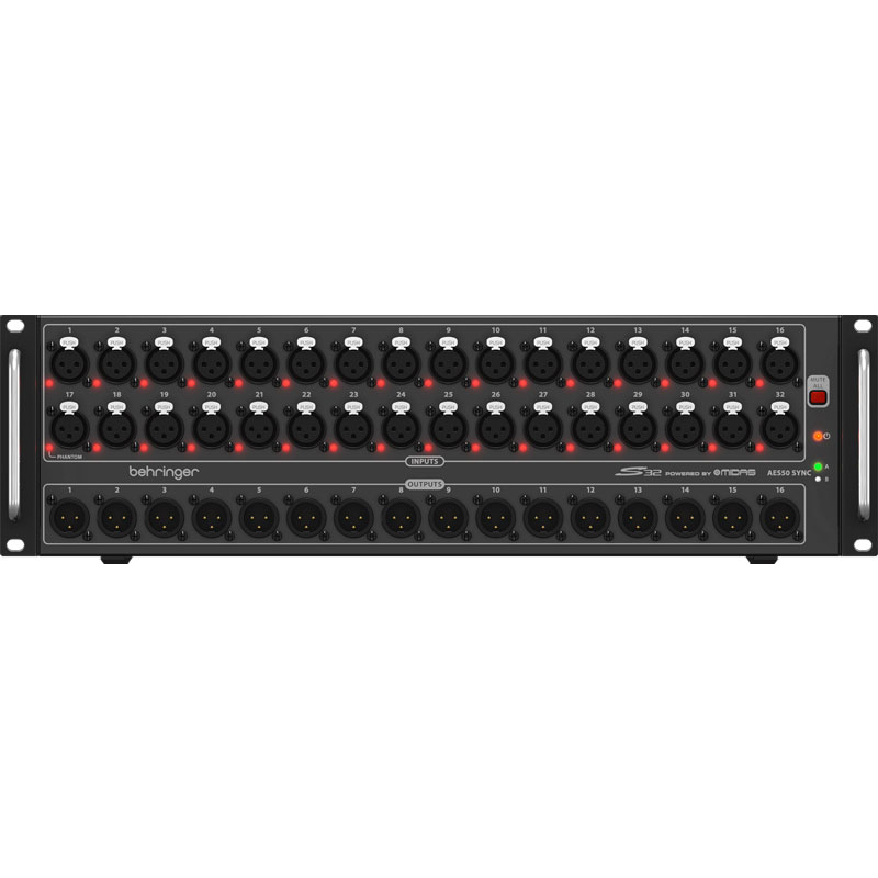百灵达 BEHRINGER S32 I/O 机架式数字接口箱