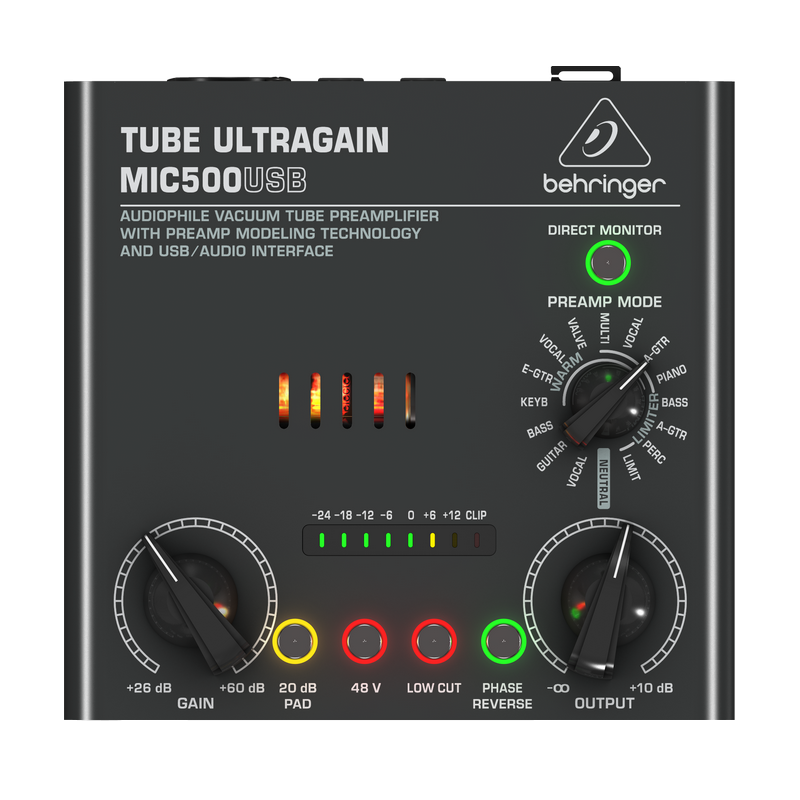 百灵达 Behringer MIC500USB 话筒信号放大器
