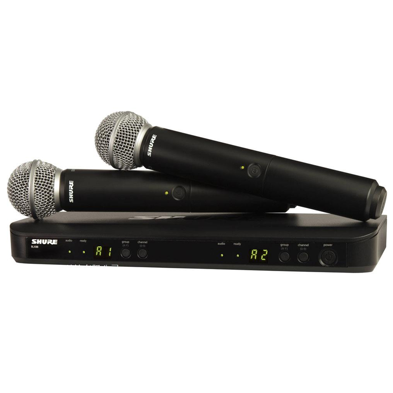 舒尔 SHURE BLX288/BETA58 双通道无线手持话筒