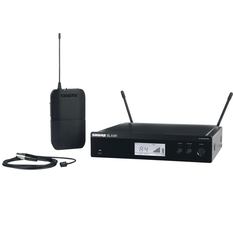 舒尔 SHURE BLX14R/WL93 单通道无线领夹话筒