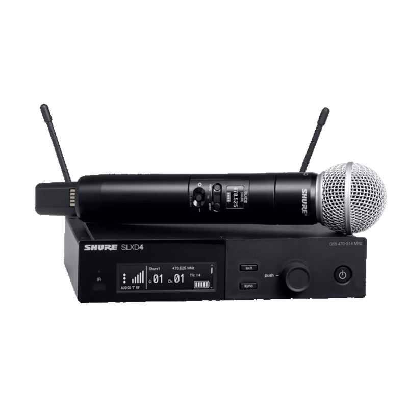 舒尔 SHURE SLXD24/SM58 单通道无线手持话筒
