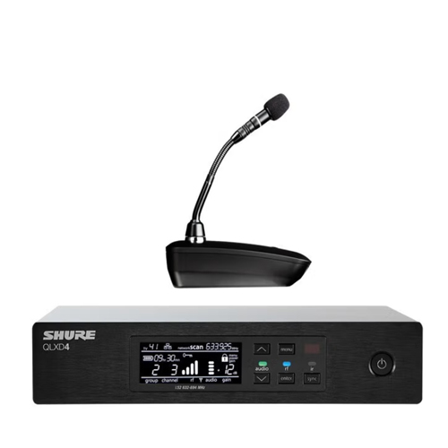 舒尔 SHURE QLXD4CN ULXD8 MX410 单通道无线会议话筒