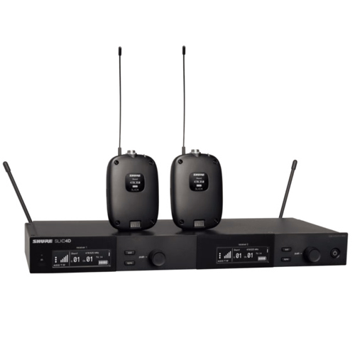 舒尔 SHURE SLXD14DCN 双通道无线腰包组合