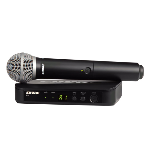舒尔 SHURE BLX24/PG58 单通道无线手持话筒