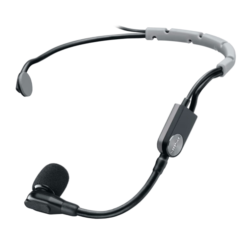 舒尔 SHURE SM35 头戴式心形电容话筒，带防风罩和TA4F接口