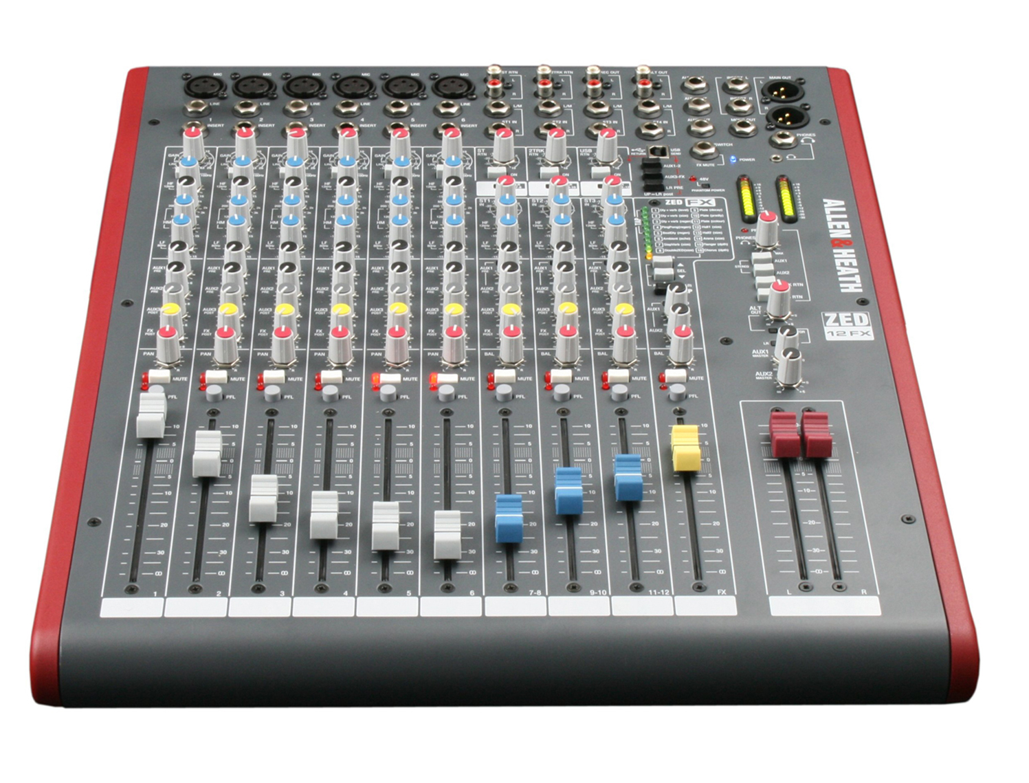 艾伦赫赛 ALLEN&HEATH ZED 12FX 12路带效果调音台