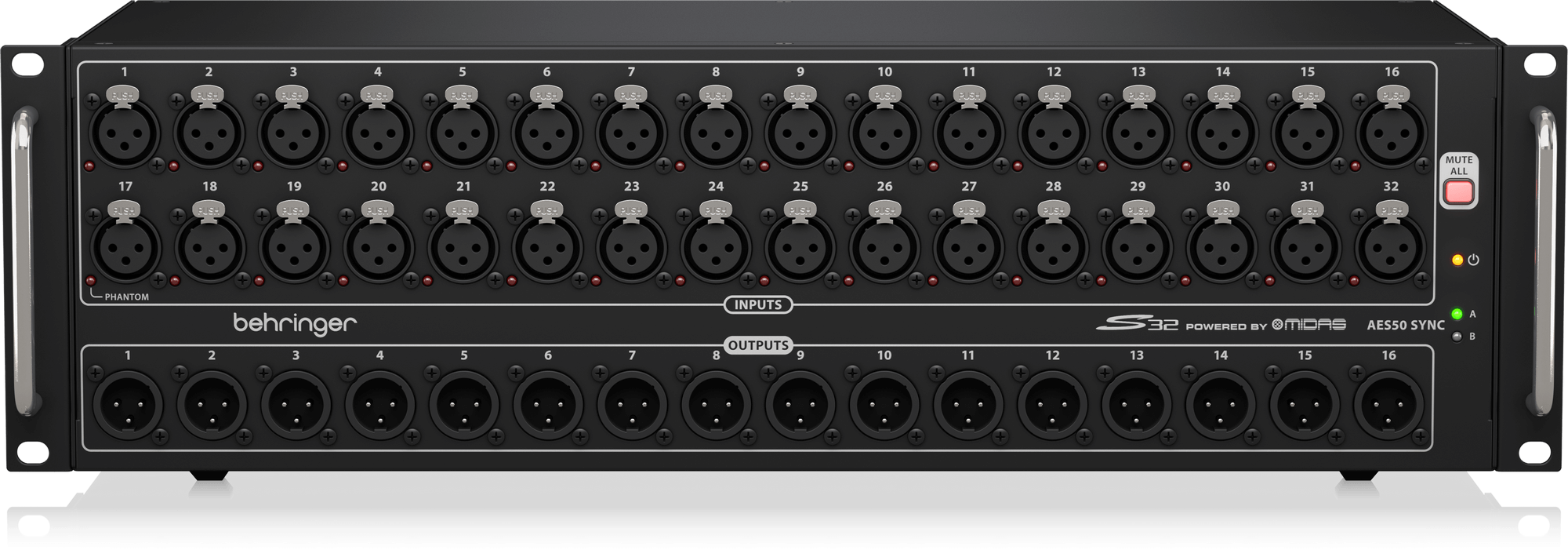 百灵达 BEHRINGER S32 I/O 机架式数字接口箱