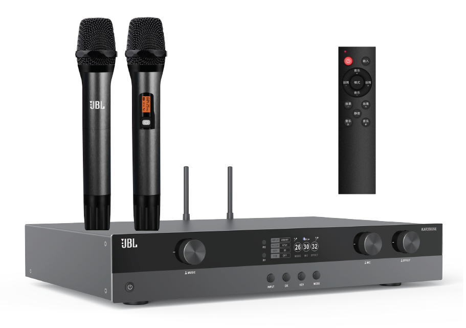 JBL KAR3502SE 卡拉OK合并功放带话筒